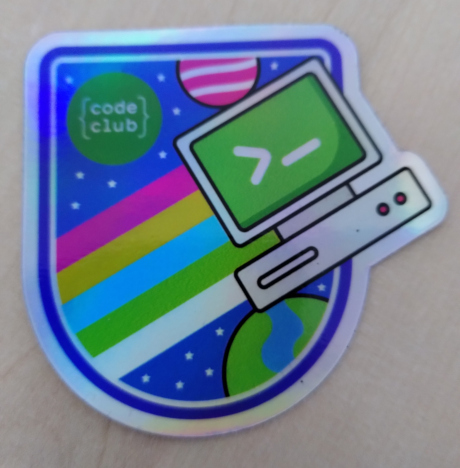 Code club sticker