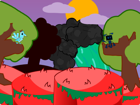 Malware RainForest Island Design